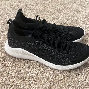 Aetrex Carly Womens Running Arch Support Athletic Black Sneakers Size 8